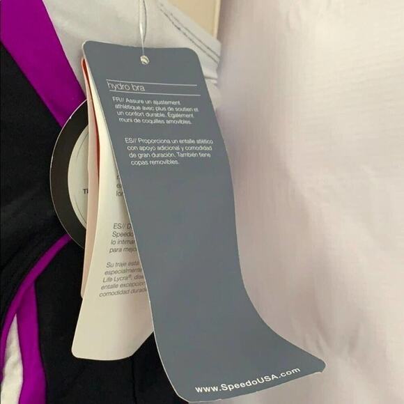 NWT SPEEDO‎ HYDRO BRA SWIMSUIT SIZE 30 - Picture 6 of 6